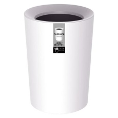 【EA995AA-613】φ222x318mm/6.7L ダストボックス(丸型/白/3個)