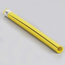 【EA983FF-304】φ25x450mm クッションガード(丸型/黄)