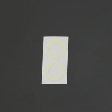 【EA983G-161】φ26mm 蓄光粘着シート(2枚)