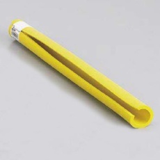 【EA983FF-306】φ32x450mm クッションガード(丸型/黄)