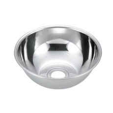 【EA468EA-3B】φ357x126mm 丸型シンク(ステンレス製)