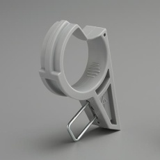 【EA947FD-101】φ35mm [ALC/木材用]ケーブルハンガー(グレー/5個)