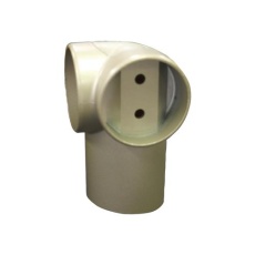 【EA951EL-253】φ35mm 手すり用コーナーブラケット(シルバー)