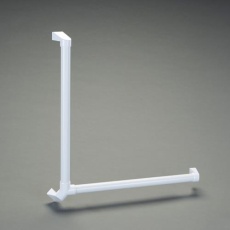 【EA951EL-73】φ35x 600mm 樹脂製手すり(L型/抗菌・防カビ)