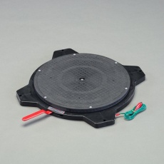 【EA956SA-17】φ363x39mm/150kg回転作業台(導電/ストッパ付)