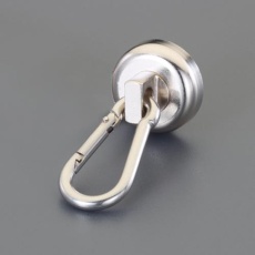 【EA781GM-22】φ36mm/32kg カラビナフック(マグネット付)