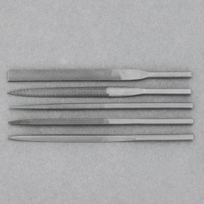 【EA521TF-210】φ3x 85mm やすり(5種・5本組/中目)