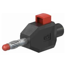 【EA940DP-751】φ4mm バナナプラグ(クランプ接続/黒)