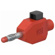 【EA940DP-752】φ4mm バナナプラグ(クランプ接続/赤)