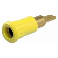 【EA940DP-584】φ4mm プレスインソケット(黄)