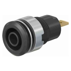 【EA940DP-551】φ4mm/M12 パネルマウントソケット(黒)