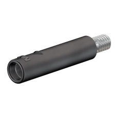 【EA940DP-741】φ4mm/M4 プラグアダプター(ネジ穴用/黒)