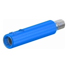 【EA940DP-743】φ4mm/M4 プラグアダプター(ネジ穴用/青)