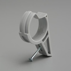 【EA947FD-107】φ60mm [ALC/木材用]ケーブルハンガー(グレー/5個)