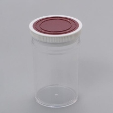 【EA508AF-116B】φ68.5x124.5mm/300mlポリ容器(押込フタ式/6個)