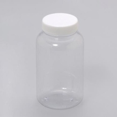 【EA508AF-48B】φ80x 145 mm/500ml 広口ポリ容器(クリアー/10個)