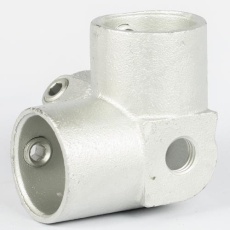 【EA948TF-138A】パイプジョイント(φ150ブレーキキャスター/ウレタン/コーナー型)