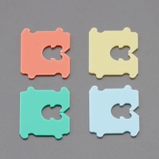 【EA944NM-200】バッグクロージャー(4色/100個)