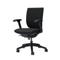 【EA956XA-162】ビジネスチェアー(ブラック)