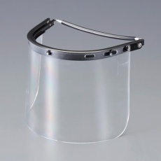 【EA800PA-53】フェイスプロテクター(ヘルメット取付型/ポリカーボネート)