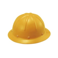 【EA998BH-12】ヘルメット(全周つば付き/黄)