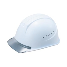 【EA998BB-52】ヘルメット(通気孔付・白/グレー)