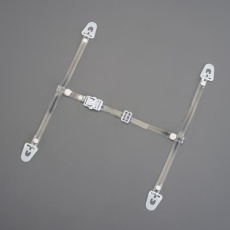 【EA998BP-16】ヘルメット用アゴひも(透明)