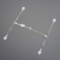 【EA998BP-15】ヘルメット用アゴひも(透明)