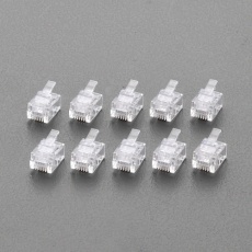 【EA764CB-23A】モジュラープラグ(6極4芯/10個)