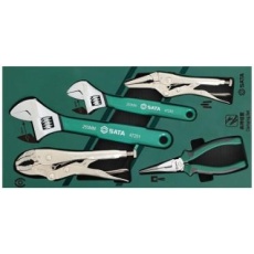 【EA687YA-26A】モンキーレンチ＆プライヤーセット(トレー入)