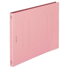 【EA762CD-61】ヨコ型 フラットファイル(ピンク/10冊)