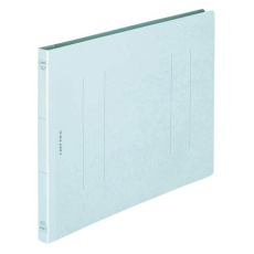 【EA762CD-62】ヨコ型 フラットファイル(水色/10冊)