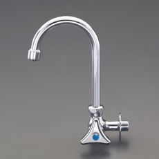 【EA468HA-33C】横形自在水栓(ツル首式)