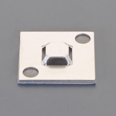【EA475GH-17】結束バンド用金属ベース(粘着付/10個)
