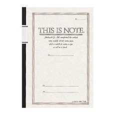 【EA762GC-312】糸綴じ セミA4ノート(40ページ/10冊)