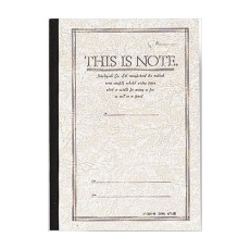 【EA762GC-311】糸綴じ セミB5ノート(50ページ/10冊)