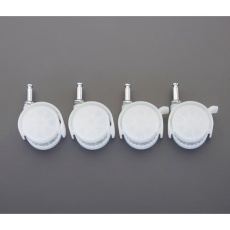 【EA506MA-62】収納ケース用差込式キャスター(ストッパー付/4個)