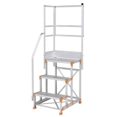 【EA903BW-83】正面付片手すり(3・4段用/EA903BW-31・-41用)