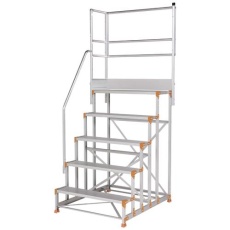 【EA903BW-84】正面付片手すり(5段用/EA903BW-51用)