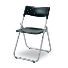 【EA956XE-16】折畳み椅子(ブラック)