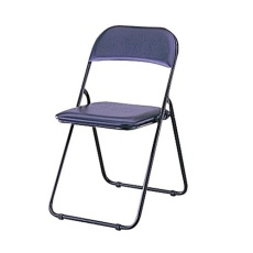 【EA956XE-7】折畳み椅子(ブラック)
