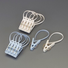 【EA928CD-23A】洗濯ピンチ(10個/紐付き)