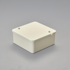 【EA947HB-63】中形四角アウトレットボックス(浅型/ノック無/ベージュ)