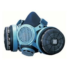 【EA800MX-32】直結型防毒マスク(防塵併用/2缶式)