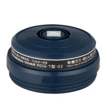 【EA800MX-122】直結式吸収缶(有機ガス用/防塵・土壌マルチ型)