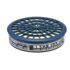 【EA800MX-102】直結式吸収缶(有機ガス用/防塵機能付)