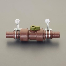 【EA124LH-12B】内径15・18mm コック付ホースジョイント
