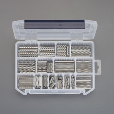 【EA949JB-12】波型スプリングロールピンセット(ステンレス製)