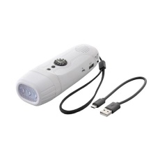 【EA758-52】非常用ライト/LED(手廻し発電/ラジオ付)