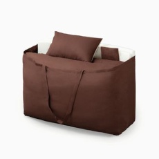 【EA913YH-39A】布団10点セット(ポリエステル100%/ブラウン)